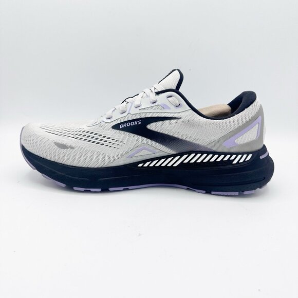 Brooks Adrenaline GTS 23 Running Shoes Gray Womens Size 11.5 B Lilac Gray Black - Picture 4 of 9